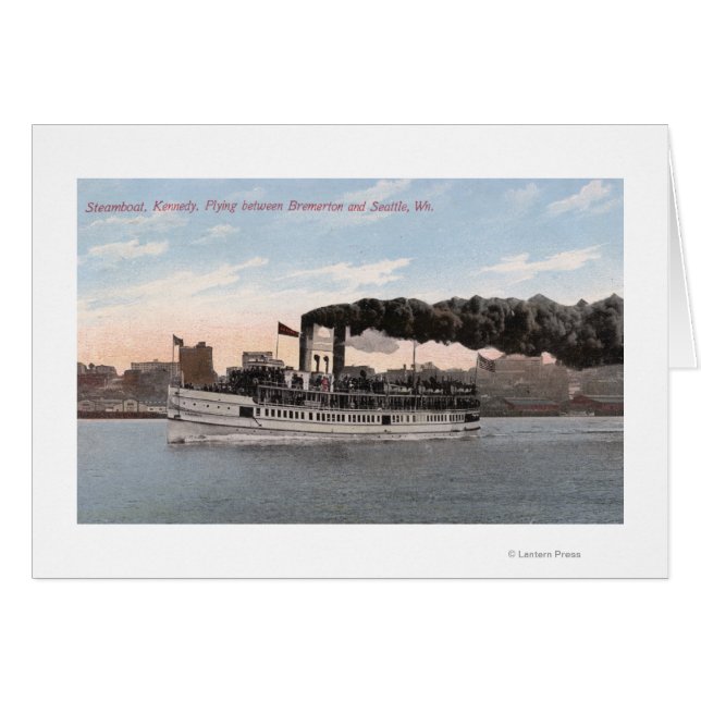 Kennedy Steamboat partiendo por Bremerton (Anverso (Horizontal))