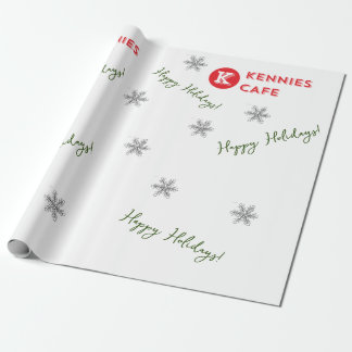 Kennies Cafes Navidades envolviendo papel