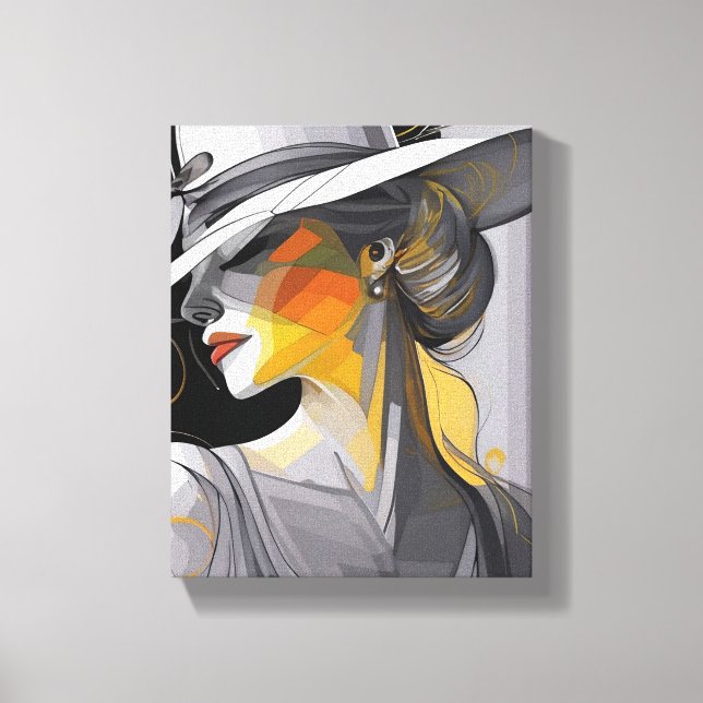 Kentucky Derby Gorra Diseño Arte Pared de tela env (Anverso)