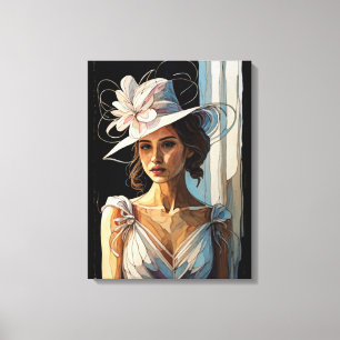Kentucky Derby Mujeres Gorras Lienzo estampados de
