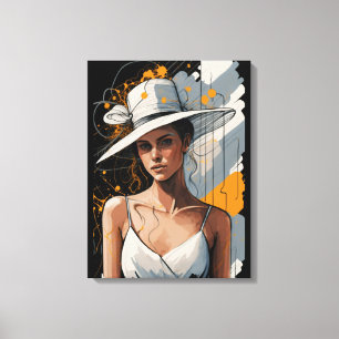 Kentucky Derby Mujeres Gorras Lienzo estampados de