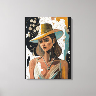 Kentucky Derby Womens Gorra Canvas Impresiones de 