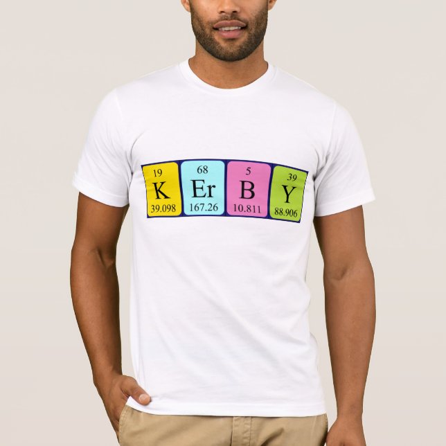 Kerby camisa de nombre de tabla periódica (Anverso)
