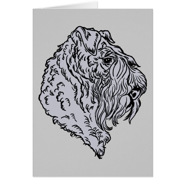 Kerry Blue Terrier Bust (Frente)