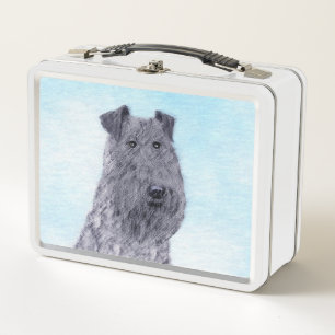 Kerry Blue Terrier Pintura Cute Original Perro Art