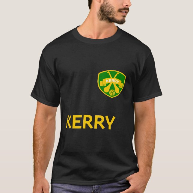 Kerry - Fútbol Y Hurgar Jersey De Larga Manga (Anverso)