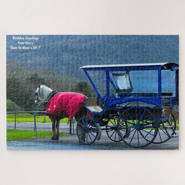 Kerry Jaunting Cart Jigsaw Puzzle (Horizontal)