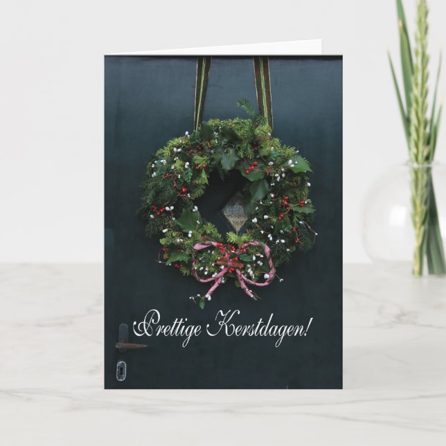 Kerstdagen de Fijne - navidad holandés (Anverso)