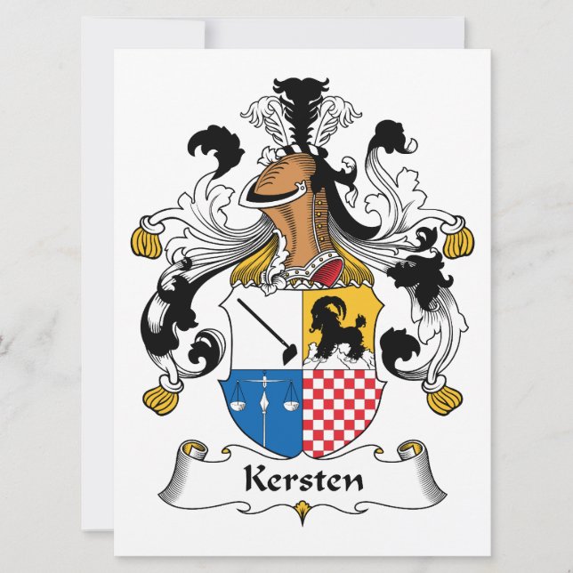 Kersten Family Crest (Anverso)