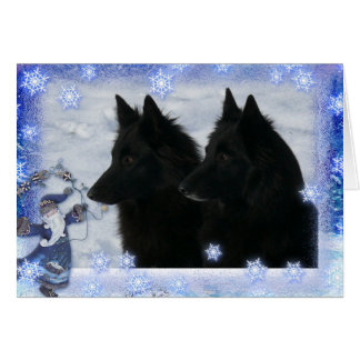 Kerstkaart 2 Groenendaelers