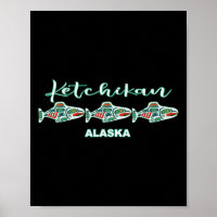 Ketchikan capital de la pesca de salmón del arte n