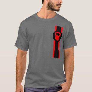 Kettlebell rayó la camiseta