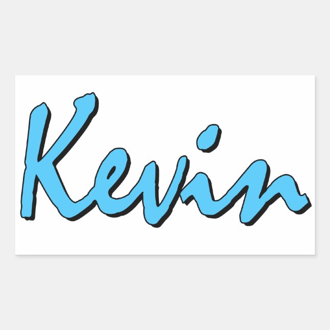 Kevin Pegatina Blue (Anverso)