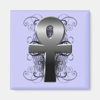 "Key of Life (Ankh)" en el imán cromado