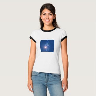 Ho Oponopono Clave de Sol Treble Clef con efectos Camisetas