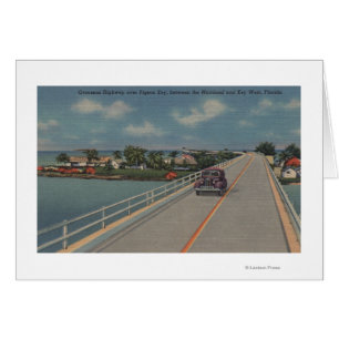 Key West, FL - carretera entre el continente y las