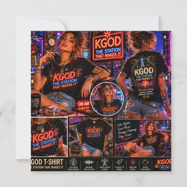 KGOD Radio Late Night  (Anverso)