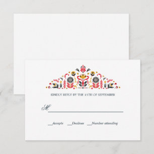 Khokhloma formal WEDDING RSVP
