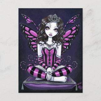 "Khristyn" Princesa Rosa Postal de arte de hadas
