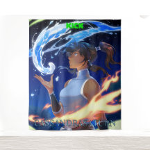 KICK CassandraSaturn Tapiz grande