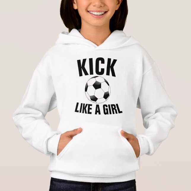 KICK COMO UNA Camiseta FÚTBOL CHICA (Anverso)
