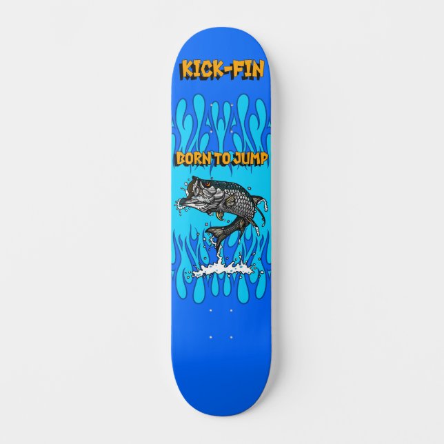 KICK-FIN: Tarpon Skateboard (Anverso)