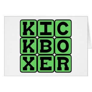 Kickboxer, luchador de artes marciales