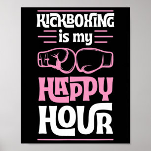 Kickboxing Es Mi Hora Feliz Divertido Arte Marcial