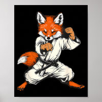 Kickboxing Fox Taekwondo Karate Mma Divertido Arte