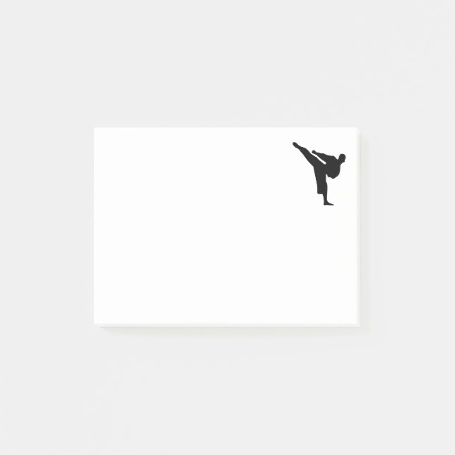 Kickboxing - Notas de Karate Post-it (Anverso)