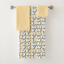 Kids Alphabet Beige