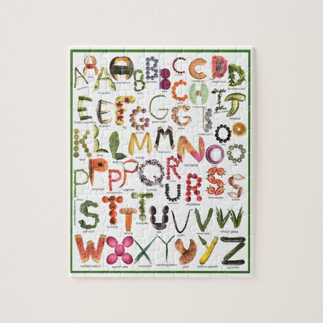 Kids Alphabet Puzzle Educational Cute ABC (Vertical)