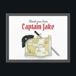 Kids Birthday Pirate Map Gracias Notas<br><div class="desc">Fiesta de cumpleaños de Pirate Treasure Map Cute para niños Gracias. gracias notas. Las tarjetas de agradecimiento preimpresas son cómodas y fáciles. Notas de agradecimiento y más ideas de fiestas piratas disponibles. Personalizado gracias a las cartas.</div>