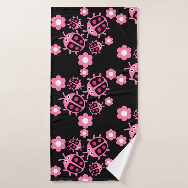 Kids Coccinellidae ladybug (Toalla de baño)