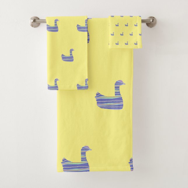 Kids Ducky Duck Yellow Designer Look (In situ)