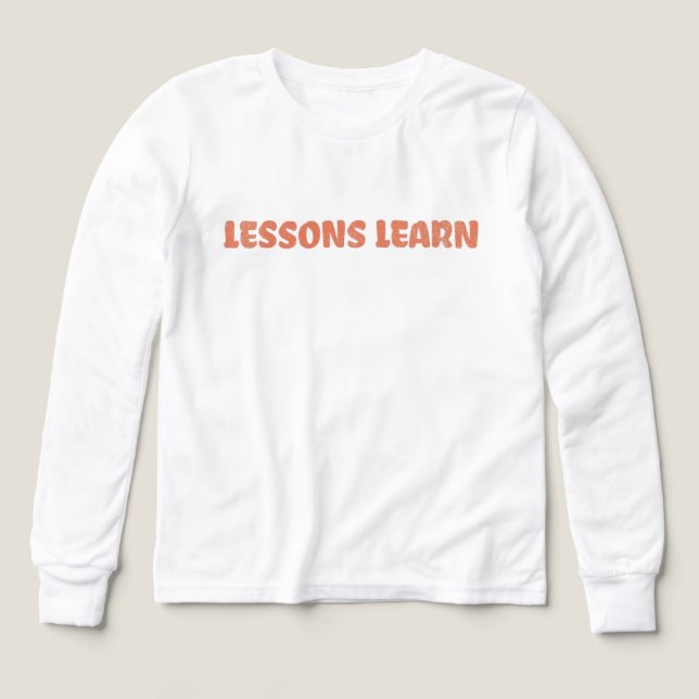 Kids Energy Flow Lessons Learn T Shirt  (Diseño frontal)