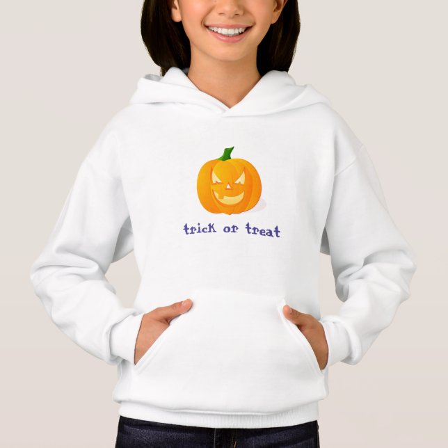 Kids Halloween Pullover Hoodie (Anverso)