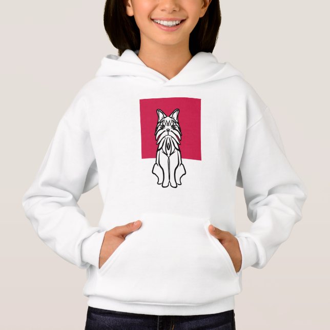 Kids Hoodie - Colección de perros - Bloque de colo (Anverso)