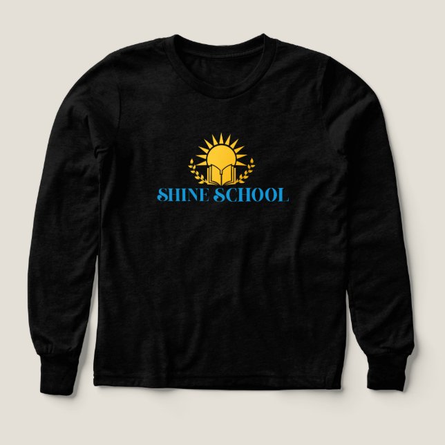 kids long sleeve color logo (Diseño frontal)