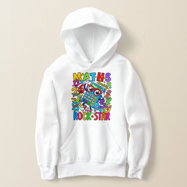 Kids Maths Rock Star Hoodie | Primary School UK (Distribución )