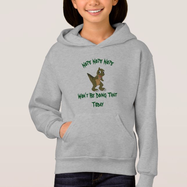 Kids Nope hoodie (Anverso)