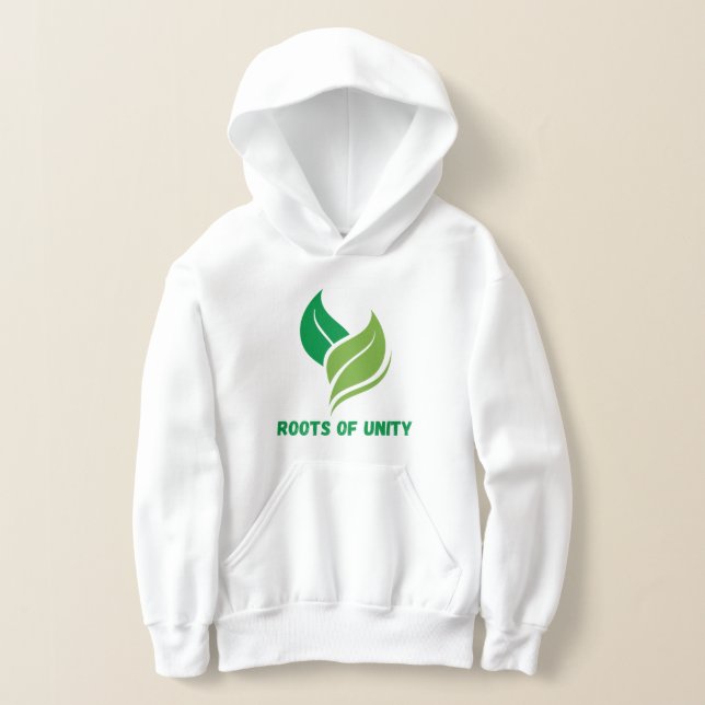 Kids Pullover Hoodie - Concepto de la naturaleza d (Distribución )