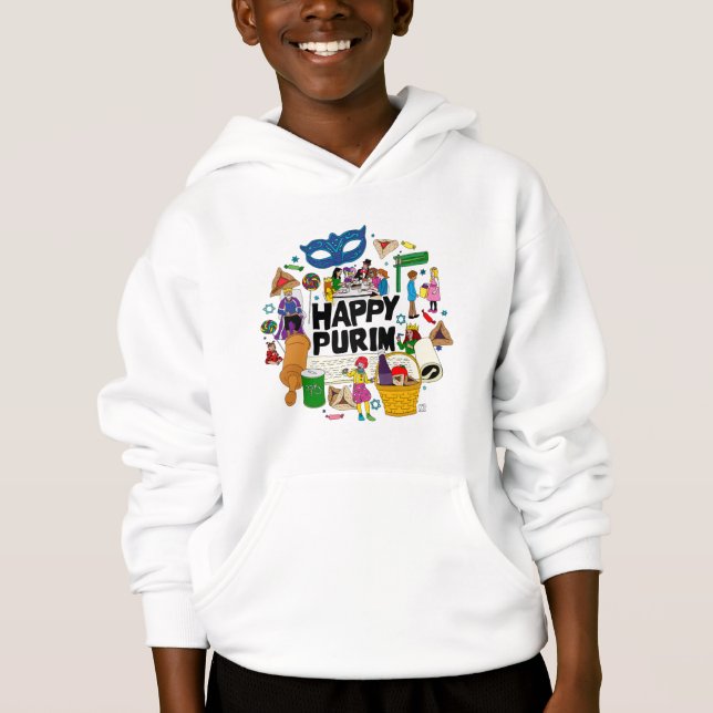Kids Purim Sweatshirt (Anverso)