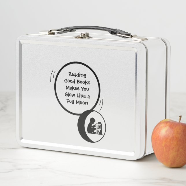 Kids Reading Metal Lunchbox (In situ)