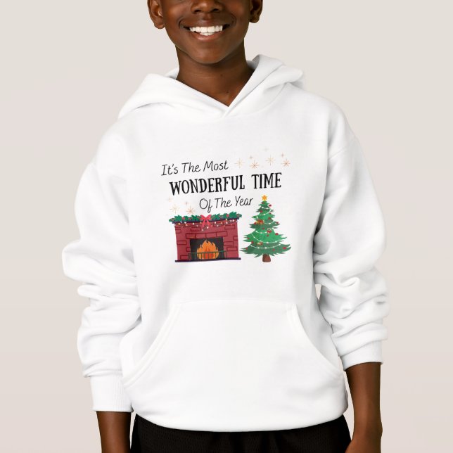 Kids The Most Wonderful Time of The Year Hoodie (Anverso)
