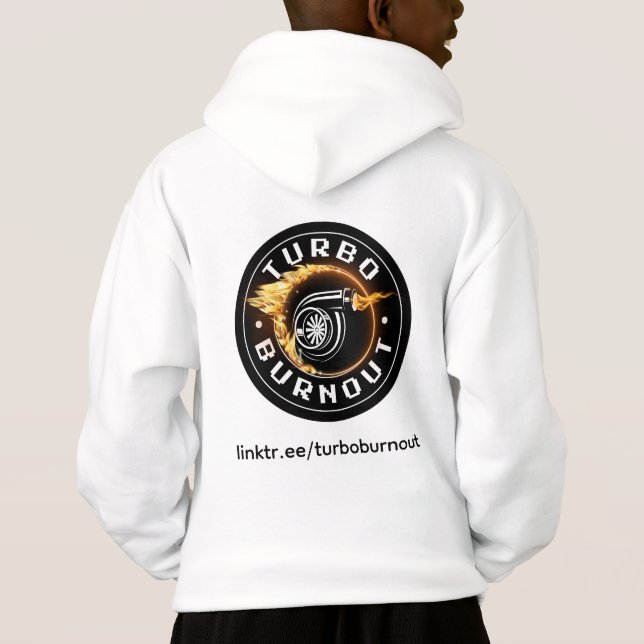 Kids Turbo Burnout Merch Hoodie (Reverso)