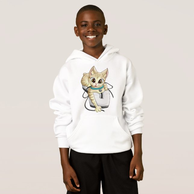 Kids Turq Hoodie (Anverso completo)