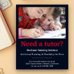 Kids Tutor Flyer<br><div class="desc">Volante de tutor promocional. Personalizar con tu propio texto y difunde la palabra.</div>