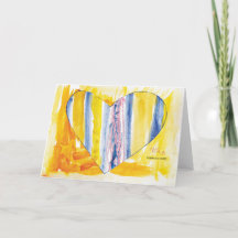 KidsArt para CHOC - Tarjeta de gran corazón