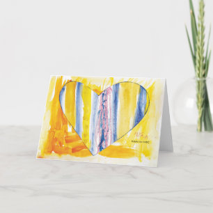 KidsArt para CHOC - Tarjeta de gran corazón